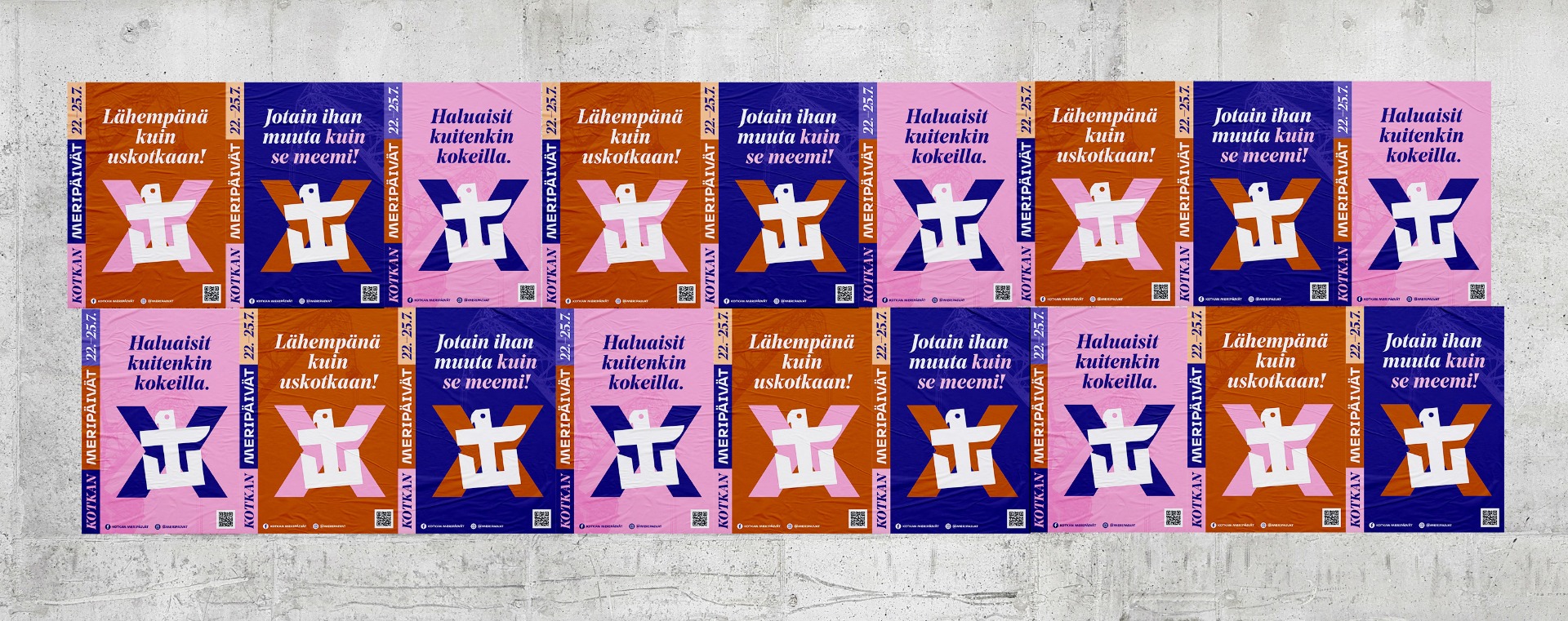 Julistekampanja pääkaupunkiseudulle 2026.
